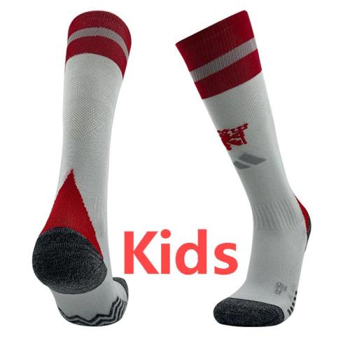 24-25 Man Utd Home White Kids Socks