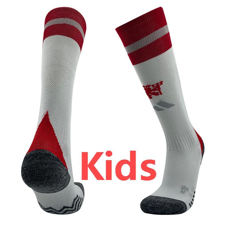 24-25 Man Utd Home White Kids Socks