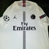 2018-2019 PSG Paris Jordan White Long Sleeve Retro Soccer Jersey