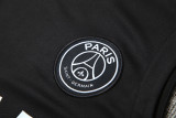24-25 PSG Black Vest Short traning suit