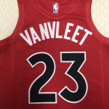 22-23 Raptors VANVLEET #23 Red Top Quality Hot Pressing NBA Jersey