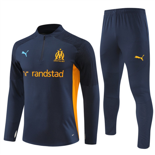 Mens Olympique Marseille Training Suit Royal 2024/25