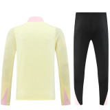 24-25 PSG Beige Half Pull Tracksuit