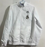 23-24  Real Madrid White & Grey Double Sided Windbreaker