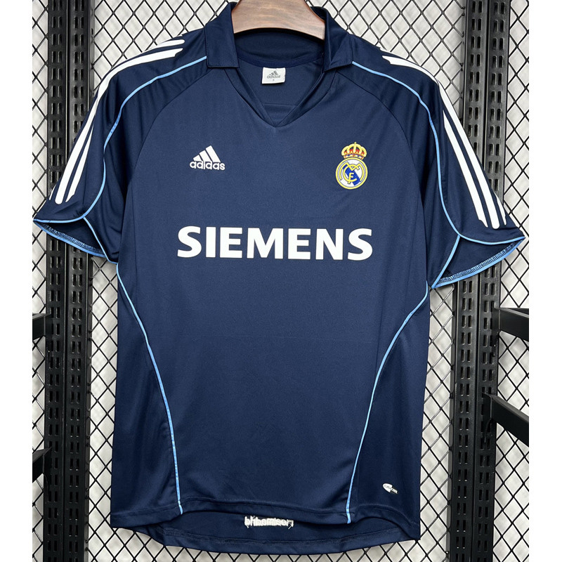 2005-2006 Real Madrid   Away Retro Soccer Jersey