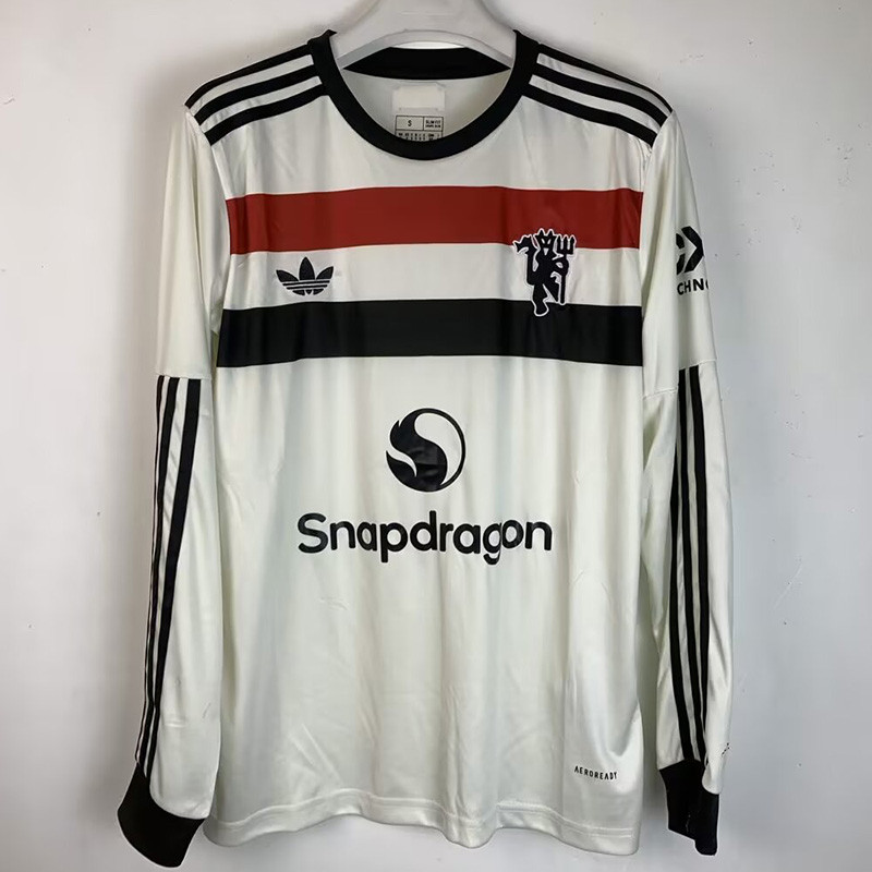24-25 Man Utd Third Long Sleeve Soccer Jersey