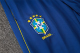 Mens Brazil Jacket + Pants Training Suit Blue 2025