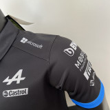 2023 F1 ALPINE Black Polo Racing Suit