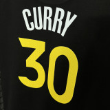 T177 Warriors CURRY #30 Black High Quality Casual T-Shirt