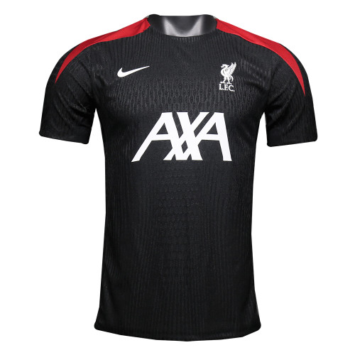 Mens Liverpool Pre-Match Short Training Authentic Black Jersey 2024/25 - Match