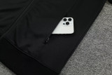 24-25 Man Utd Black Jacket Tracksuit