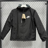 2024 NK Velvet Thickened warm Black Outdoor Jackets