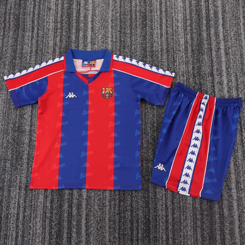 Kids Retro Barcelona Home Jersey 1992/95