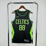 Mens Boston Celtics Nike Black 2024/25 Swingman Jersey - City Edition