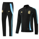 24-25 Argentina Black Jacket Tracksuit