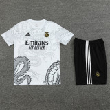 24-25  Real Madrid White Training Short Suit
