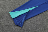 24-25 Brazil Fancy blue Half Pull Tracksuit