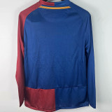 2008-2009 Mens Barcelona  Home Retro Long Sleeve Soccer Jersey