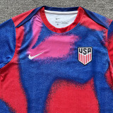 24-25 USA Red Blue Training shirts