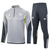 Mens Atletico Mineiro Training Suit Light Grey 2024/25