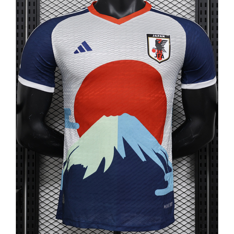 24-25 Japan White Blue Special Edition Player Version Soccer Jersey