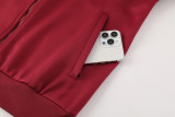 24-25 Mens Barcelona Jujube red Jacket Tracksuit  suit
