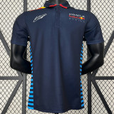 2024 F1 Red Bull #1 Polo Royal Blue Racing Suit (有领)