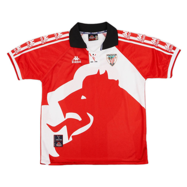 Mens Athletic Bilbao Retro Home Jersey 1997/99