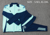 Mens Arsenal Jacket + Pants Training Suit Light Green 2024/25