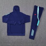 Mens Flamengo Hoodie Sweatshirt + Pants Training Suit Royal 2024/25