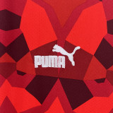 23-24 Morocco Red Fans Training Shirts