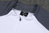 2024 NK White Kids Half Pull Tracksuit