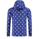 23-24 Real Madrid Blue Windbreaker