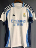 23-24 Real Madrid  White Blue Special Edition Training Shirts