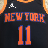 22-23 KNICKS BRUNSON #11 Black Top Quality Hot Pressing NBA Jersey (Trapeze Edition)