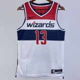 22-23 Wizards POOLE #13 White Top Quality Hot Pressing NBA Jersey