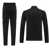 2024 AD Black Half Pull Tracksuit