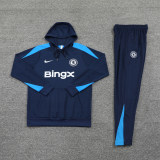 Mens Chelsea Hoodie Sweatshirt + Pants Training Suit Royal 2024/25