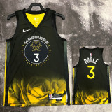 22-23 WARRIORS POOLE #3 Black City Edition Top Quality Hot Pressing NBA Jersey