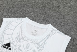 24-25  Real Madrid  White Vest Short traning suit