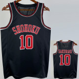 2023 SHOHOKU SAKURAGI #10 Black Top Quality Hot Pressing NBA Jersey