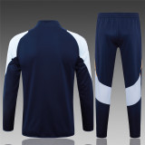 Kids Real Madrid Jacket + Pants Training Suit Royal 2024/25