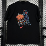 T241 NBA Black High Quality Casual T-Shirt
