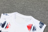 24-25 PSG White Vest Short traning suit