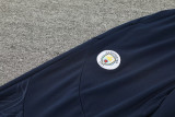 24-25 Man City Light blue Half Pull Tracksuit