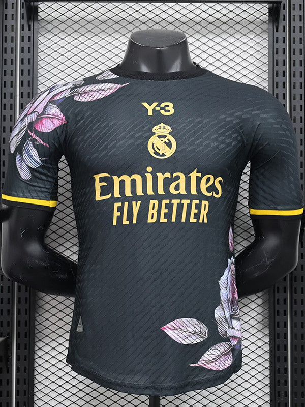 24-25   Real Madrid Black Special Edition Player Version Soccer Jersey