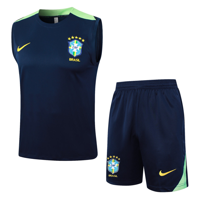 Mens Brazil Singlet Suit Royal 2024