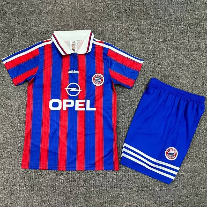 1995-1997 Bayern Home Kids Retro Soccer Jersey