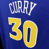 T185 Warriors CURRY #30 Blue High Quality Casual T-Shirt