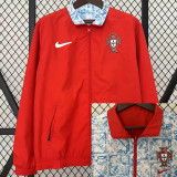 24-25 Portugal Red & Blue Double Sided Windbreaker